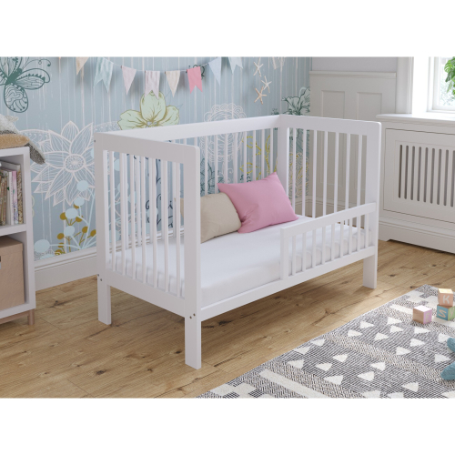 (White) Luca | Cot Bed 120x60cm 1