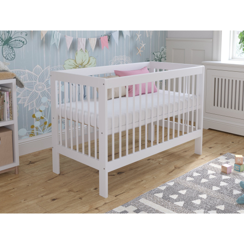 (White) Luca | Cot Bed 120x60cm 2