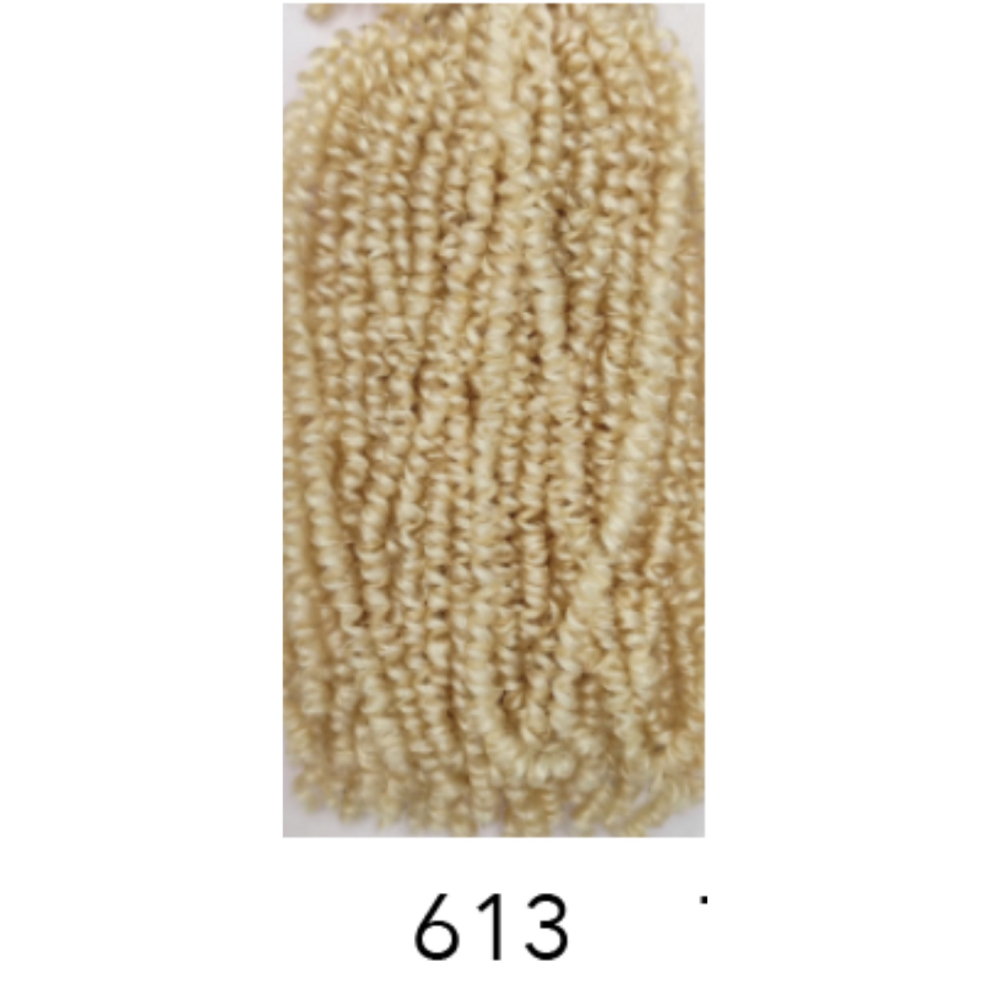 By Sleek Unisex Multicoloured (613) Sleek Boho Urban Curl Braiding/Crochet Hair 8'' Inch