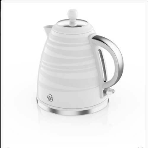 Swan Symphony Kettle & 2-Slice Toaster Set (White) 2