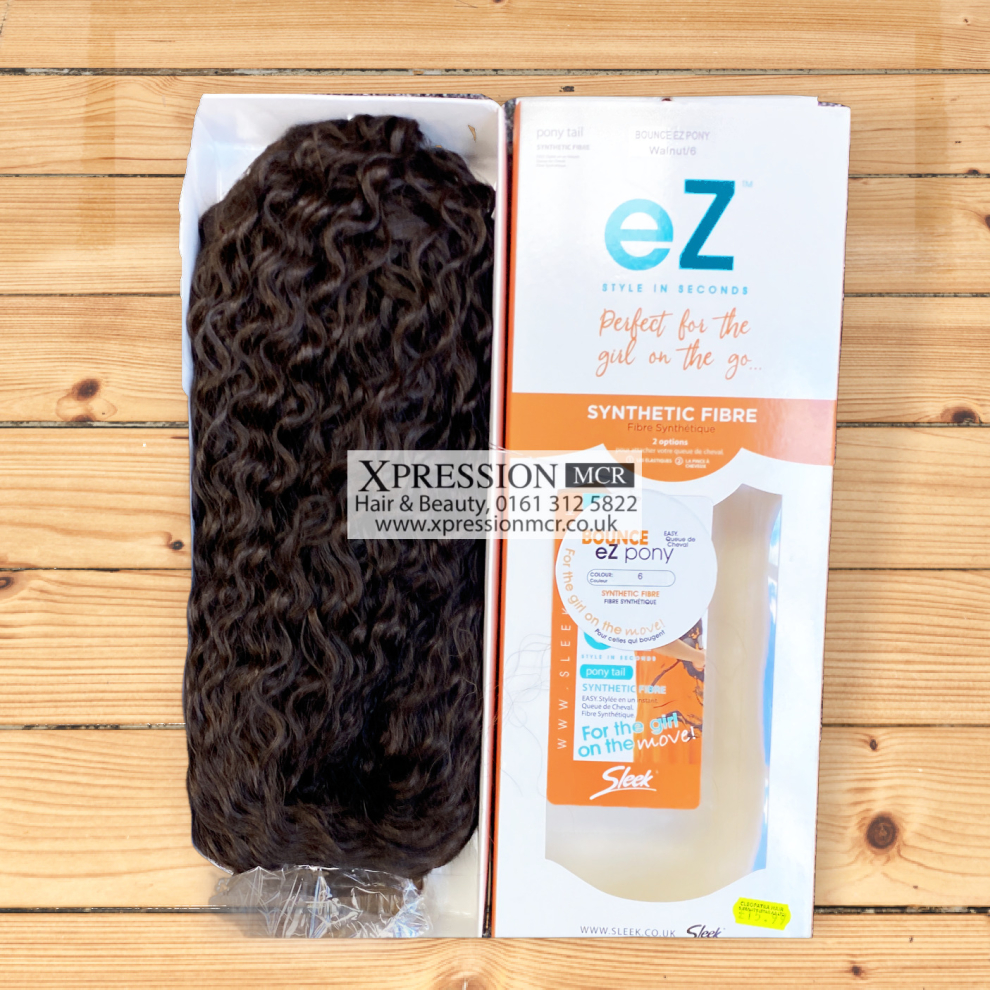 By Sleek Unisex Brown,Multicoloured (6 Caramel) Sleek Bounce Ez Ponytail Hair Bouncy Curl 29'' Inch