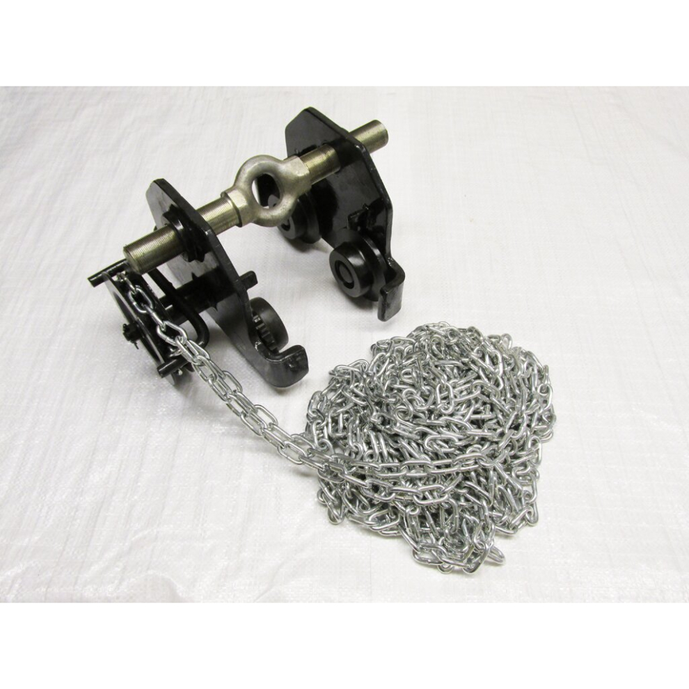 Screw Type Geared Beam Trolley 2 Ton X 6 Metre (Adjustable Hoist) 600988488595