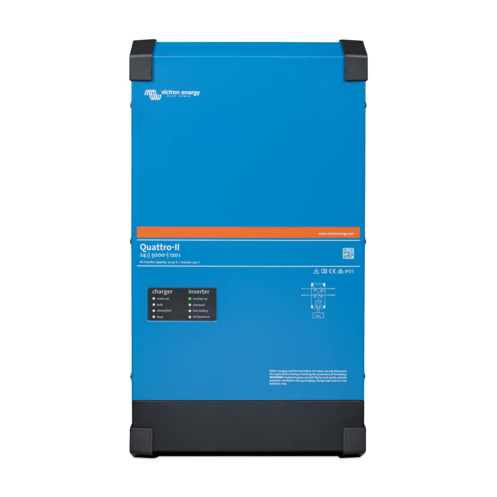 (Victron Energy Quattro Ii 24V 5000W 120A 50/50 Power Inverter Battery Charger Ups Function) Victron Energy Quattro Ii Power Inverter Battery Charger 8719076052920