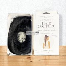 (1.1B) Sleek Azur Wrap Around Ponytail hair 30'' Inch