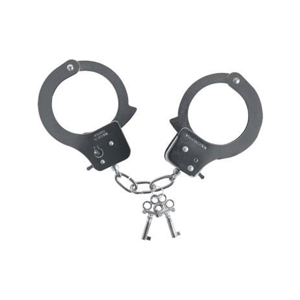 Chain Handcuffs Steel Metal Handcuffs+Keys Handcuff Halloween Hen Stag Night Novelty Policeman