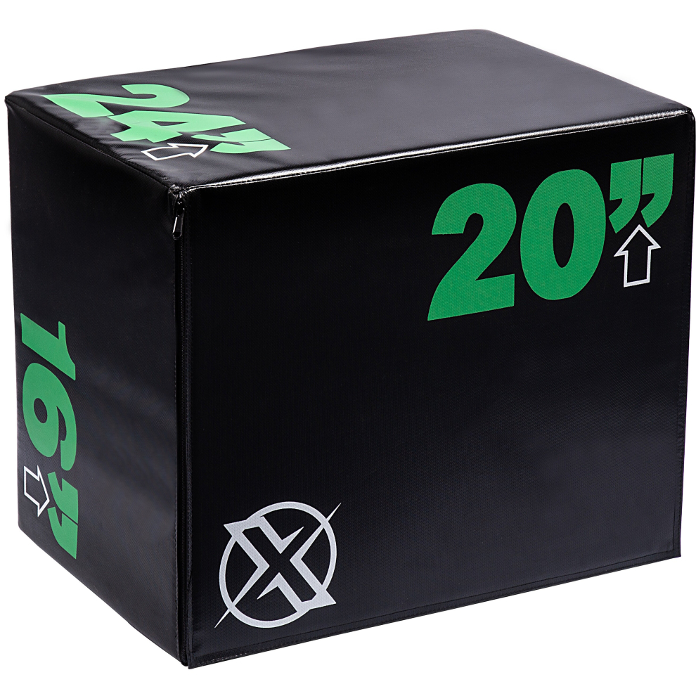 (16" x 20" x 24") RIP X Soft 3 Sided Plyo Squat Jump Box