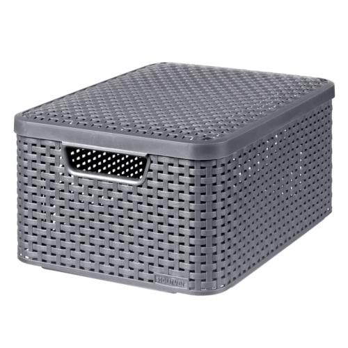 Curver Panier de rangement avec couvercle Style M Curver