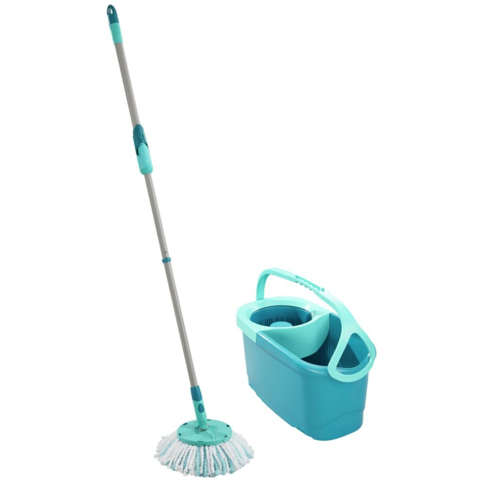 Leifheit Disc Floor Mop Set Home Twist Rotating Head Cleaner Spin Bucket Set