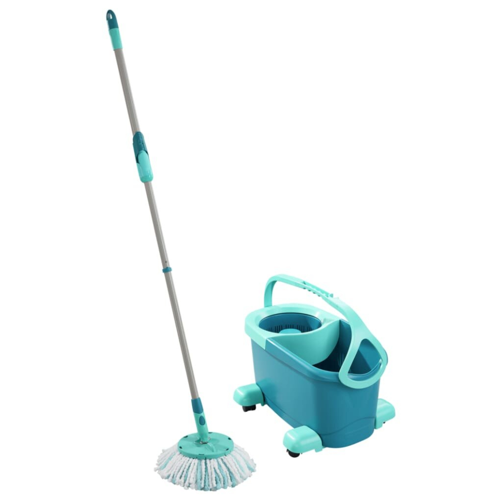 Leifheit Disc Floor Mop Set Home Twist Rotating Head Cleaner Spin Bucket Set