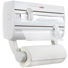 Leifheit Wall-mounted Roll Holder Paper Towel Dispenser Parat F2 White 25771