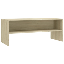 vidaXL TV-skab Sonoma eg 100 x 40 x 40 cm spånplade