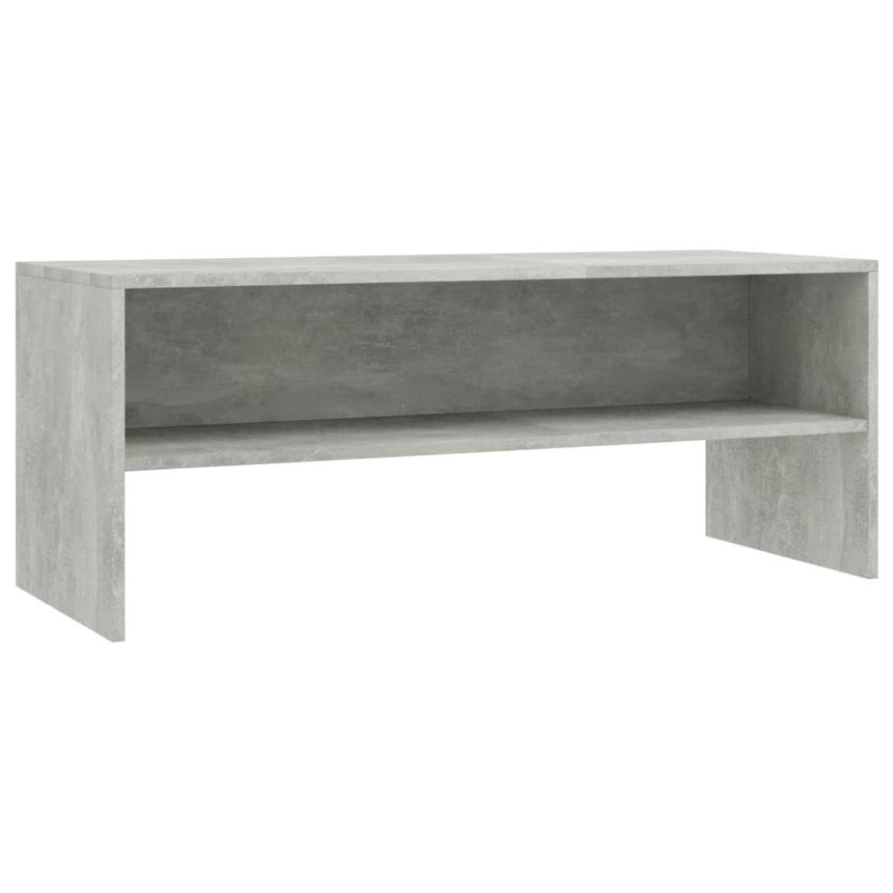 Vidaxl Tv Cabinet Concrete Engineered Wood Stand Sideboard Furniture Grey