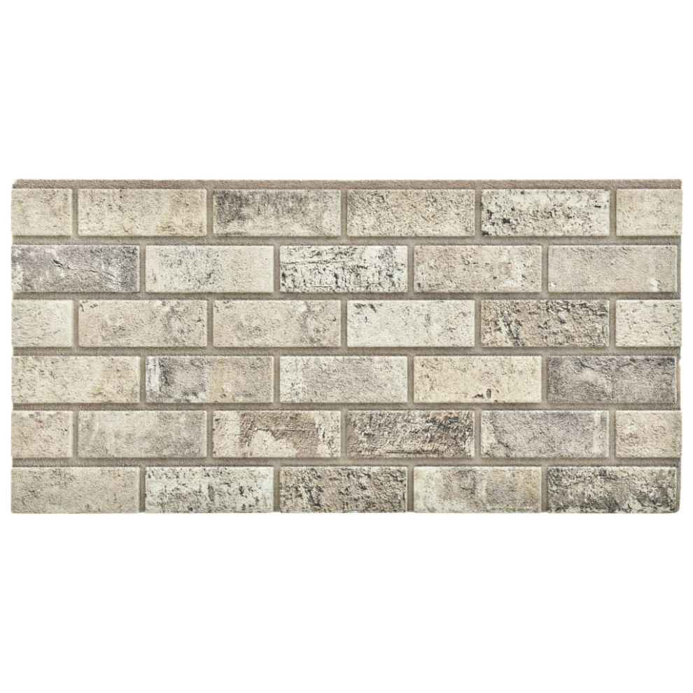 vidaXL 11x 3D Wall Panels with Sand Brick Design EPS Cladding Tile Living Room