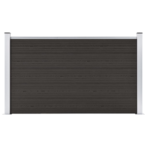 VidaXL vidaXL Zaunelement WPC 180x105 cm Schwarz