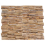 VidaXL vidaXL 10x Solid Teak Wood 3D Wall Cladding Panels 1.01 m? Wall Decoration 1