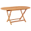 VidaXL vidaXL Folding Garden Table Solid Eucalyptus Wood Patio Wooden Dining Table 1