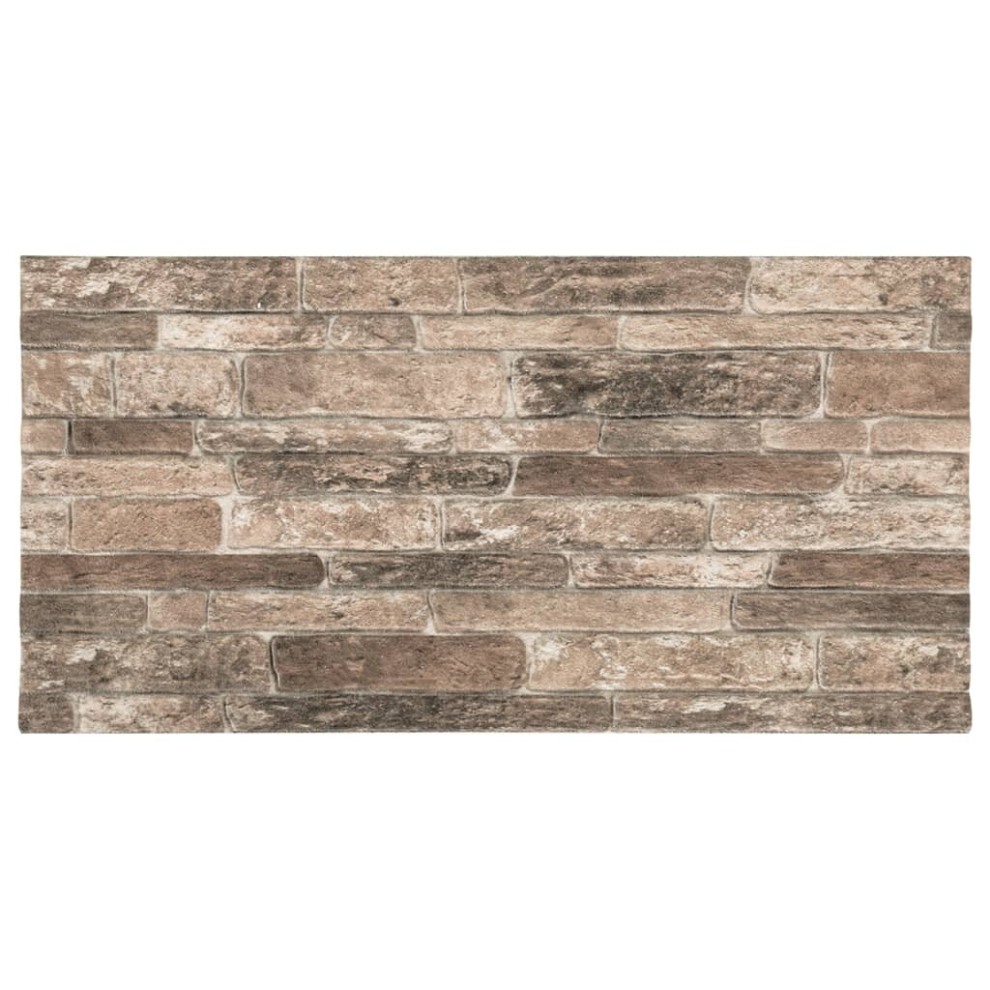 vidaXL 3D Wall Panels Wall Covering with Multicolour Brick Design 10 pcs EPS