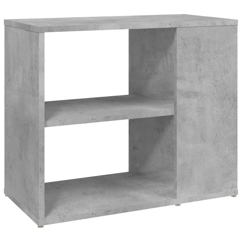 Vidaxl Side Cabinet Concrete Engineered Wood Furniture Storage Cabinet Grey