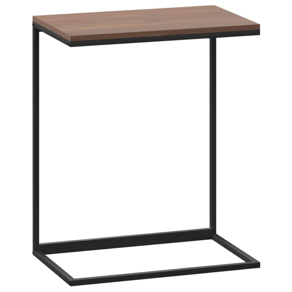 vidaXL Side Table Black Engineered Wood Home Couch Laptop Accent Centre Table