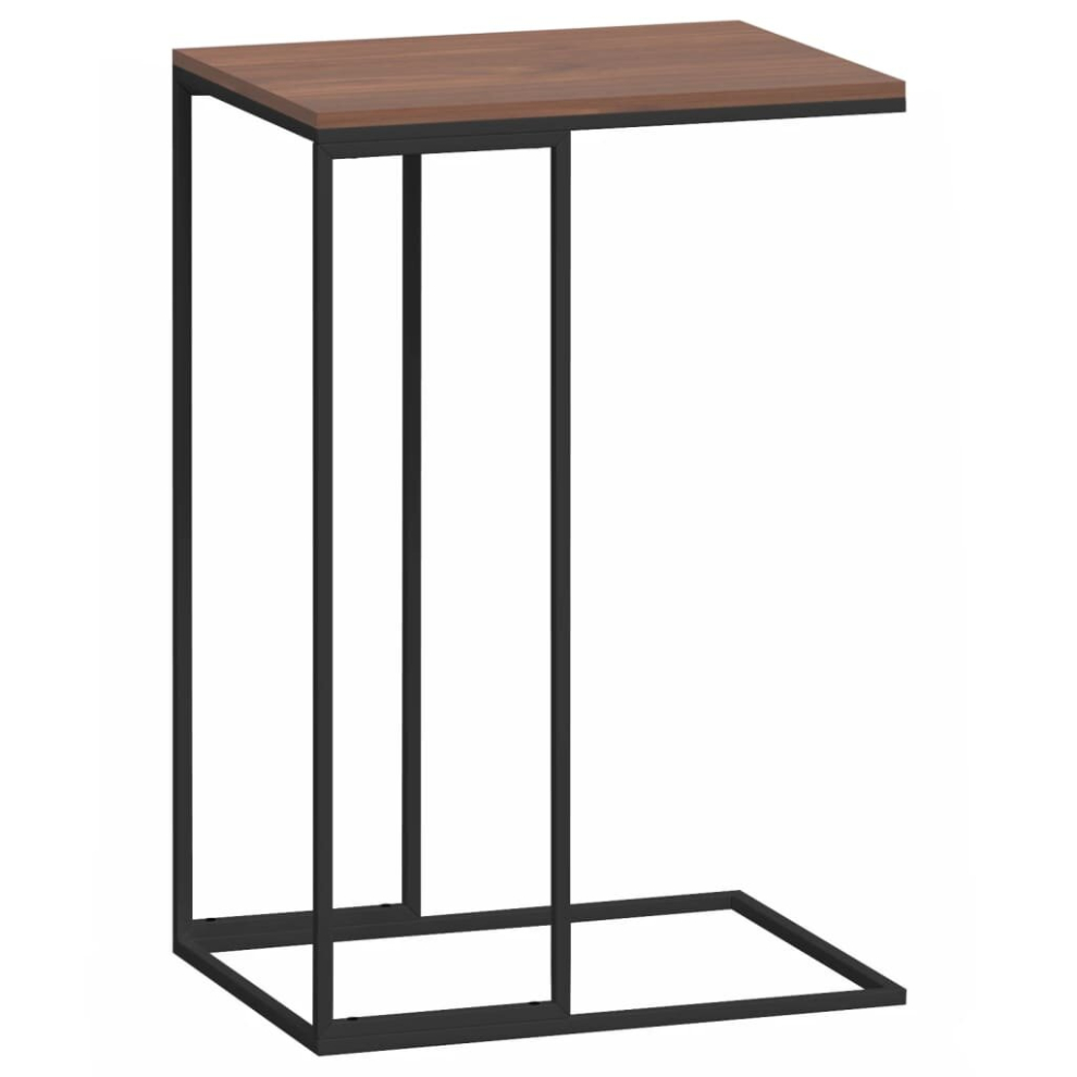 Vidaxl Side Table Black Engineered Wood Home Couch Laptop Accent Centre Table