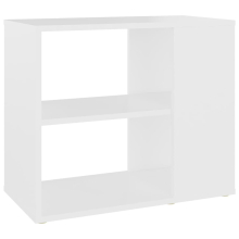 vidaXL Side Cabinet White Engineered Wood Home Furniture Storage Cabinet Unit