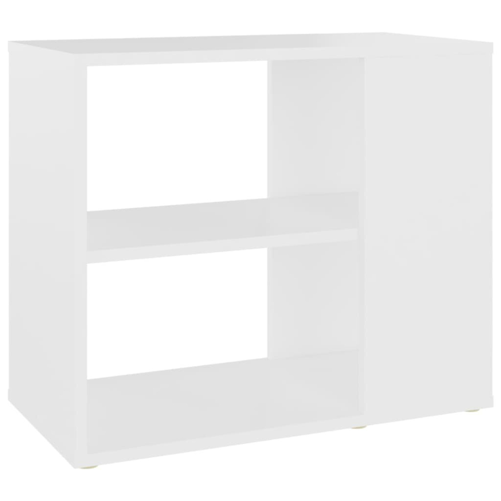 vidaXL Side Cabinet White Chipboard Indoor Furniture Storage Cabinet Unit