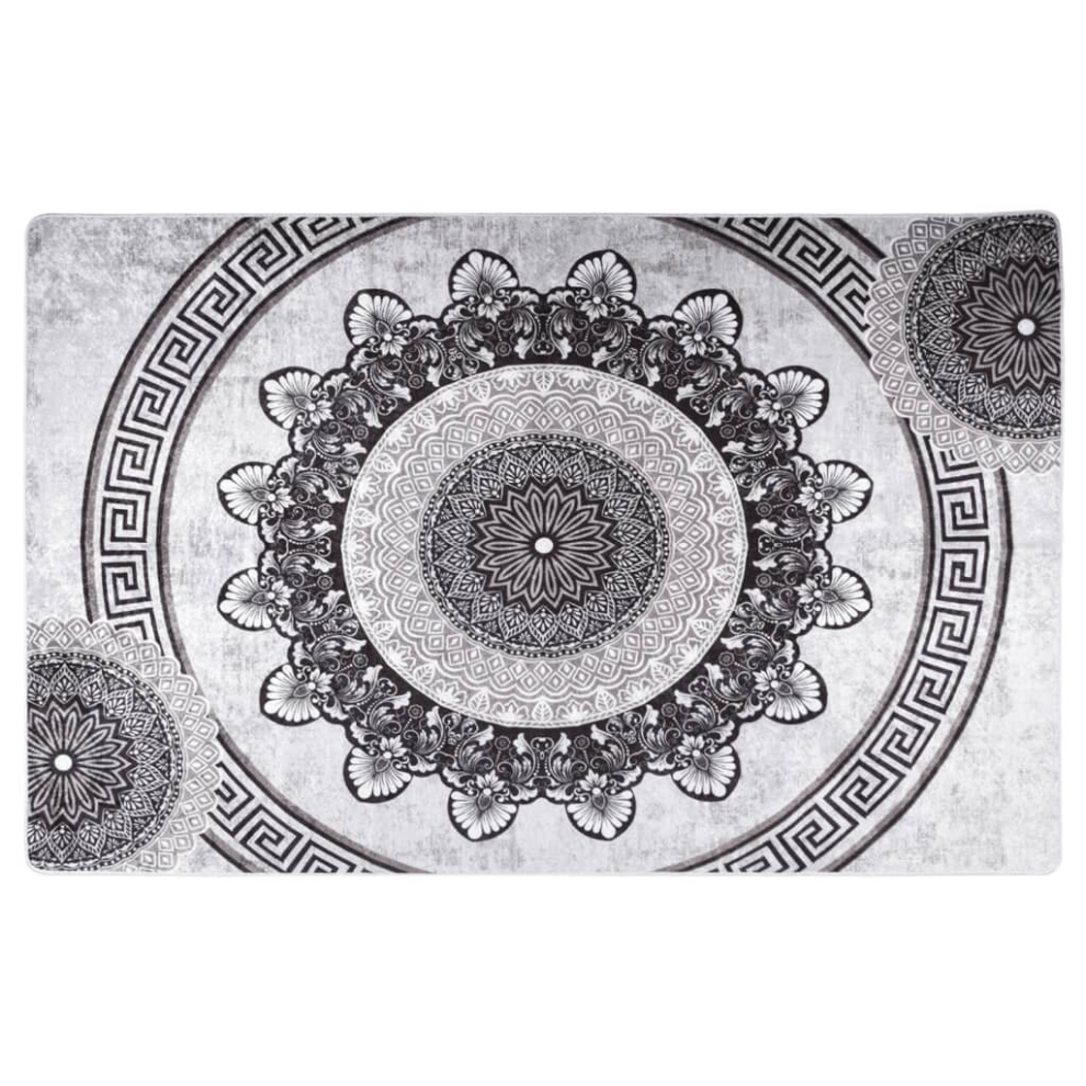 Vidaxl Rug Washable Multicolour Anti Slip Living Room Floor Carpet Area Rug