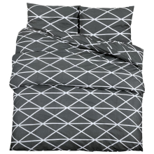 (200 x 200 cm + 65 x 65 cm/ 1 pcs) vidaXL 1/2x Duvet Cover Set Cotton Duvet Slipcover Sheet Multi Colours/Sizes