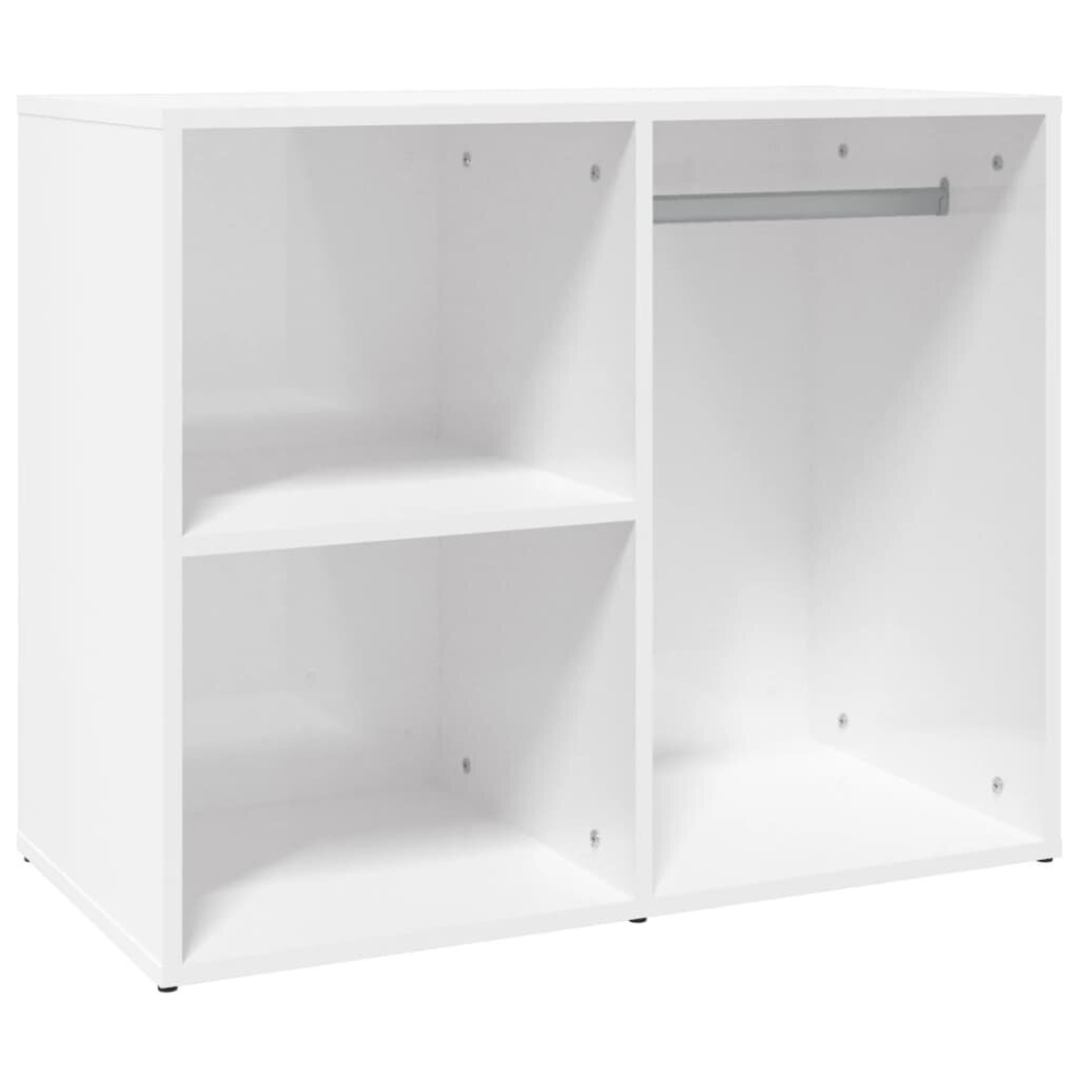 (high gloss white) vidaXL Dressing Cabinet Engineered Wood Cosmetic Wardrobe Shelf Multi Colours