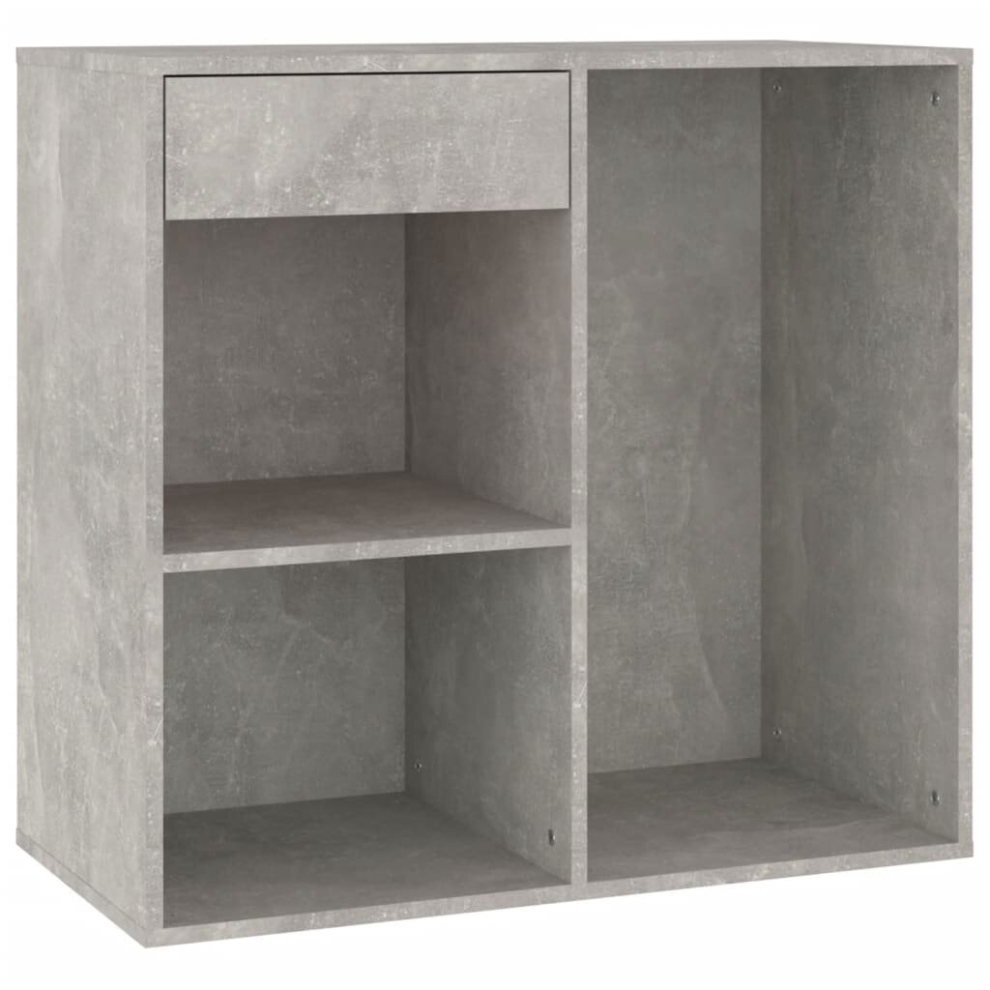 Vidaxl (Concrete Grey) Cosmetic Cabinet Dressing Room Storage Makeup Cupboard Engineered Wood