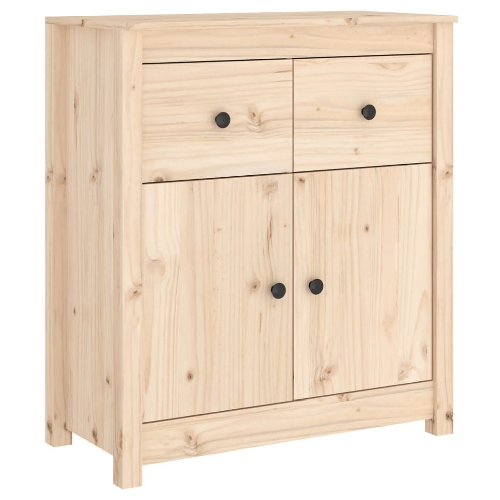 vidaXL Solid Wood Pine Sideboard Wooden Side Cabinet Home Organiser Cupboard