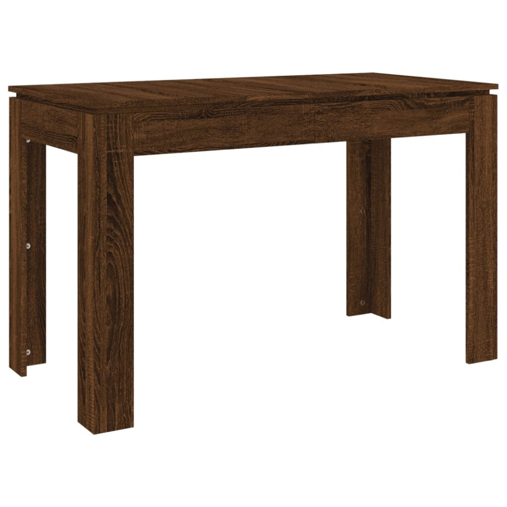 (brown oak) vidaXL Dining Table Engineered Wood Kitchen Dining Room Table Multi Colours