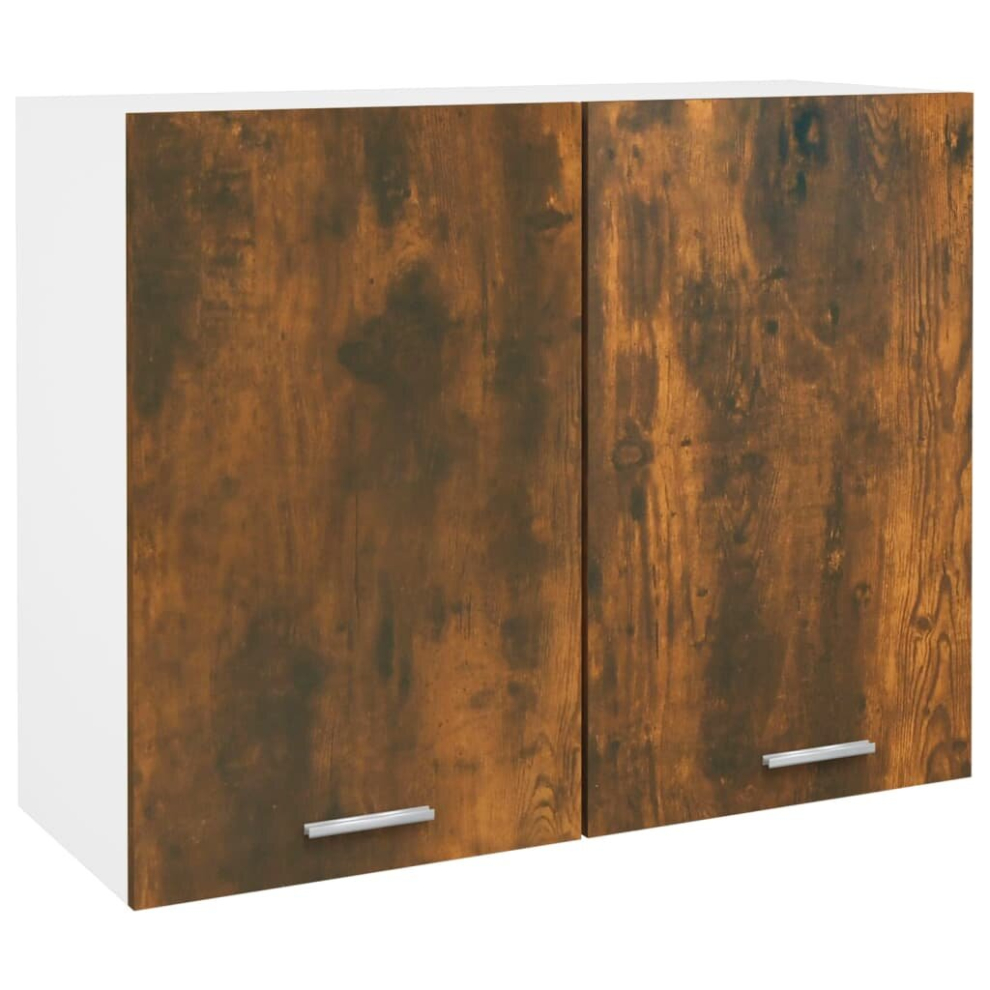 (smoked oak) vidaXL Hanging Cabinet Engineered Wood Indoor Storage Cabinet Multi Colours