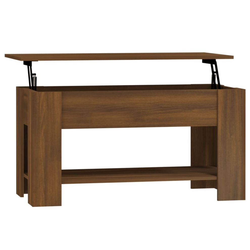 (brown oak) vidaXL Coffee Table Engineered Wood Couch Centre Accent Table Multi Colours