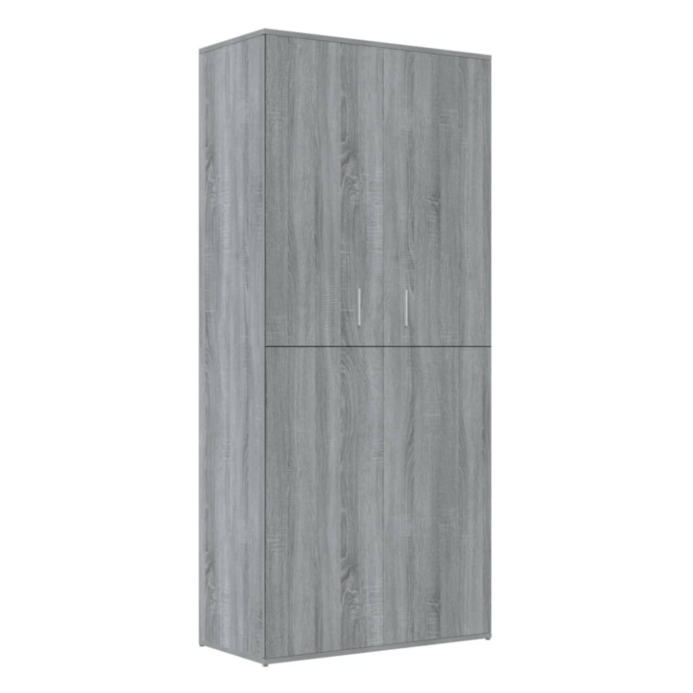 (Grey sonoma) vidaXL Shoe Cabinet Shoe Storage Rack Organiser Shoe Cupboard Engineered Wood