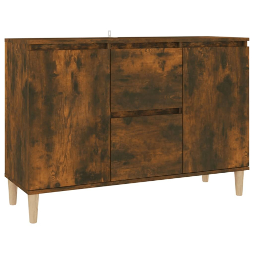 VidaXL (smoked oak) vidaXL Sideboard Cupboard Storage Cabinet Buffet Highboard Engineered Wood