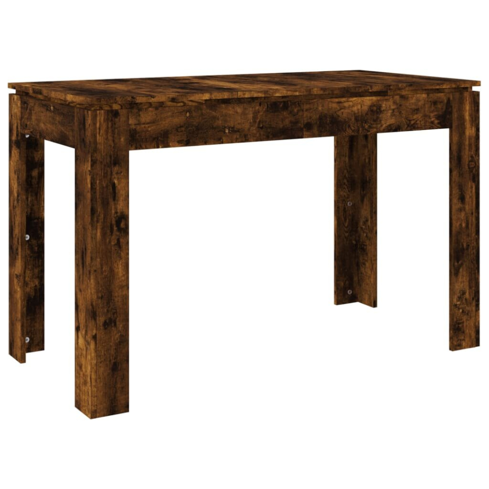 Vidaxl (Smoked Oak) Dining Table Kitchen Table Dining Room Dinner Table Engineered Wood