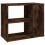 VidaXL (Smoked oak) vidaXL Side Cabinet Storage Unit Side Table Hall Sofa Table Engineered Wood 1