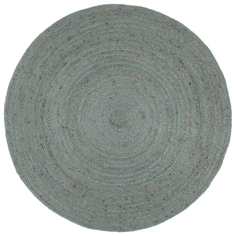 (olive green, 81) vidaXL Handmade Rug Jute Round Room Floor Carpet Multi Colours Multi Sizes