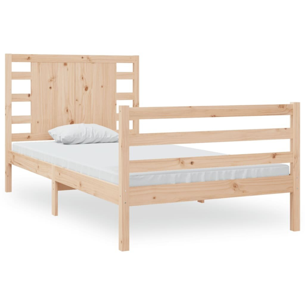 (brown, 90 x 190 cm) vidaXL Solid Wood Pine Bed Frame Bedstead Platform Bed Multi Colours/Sizes