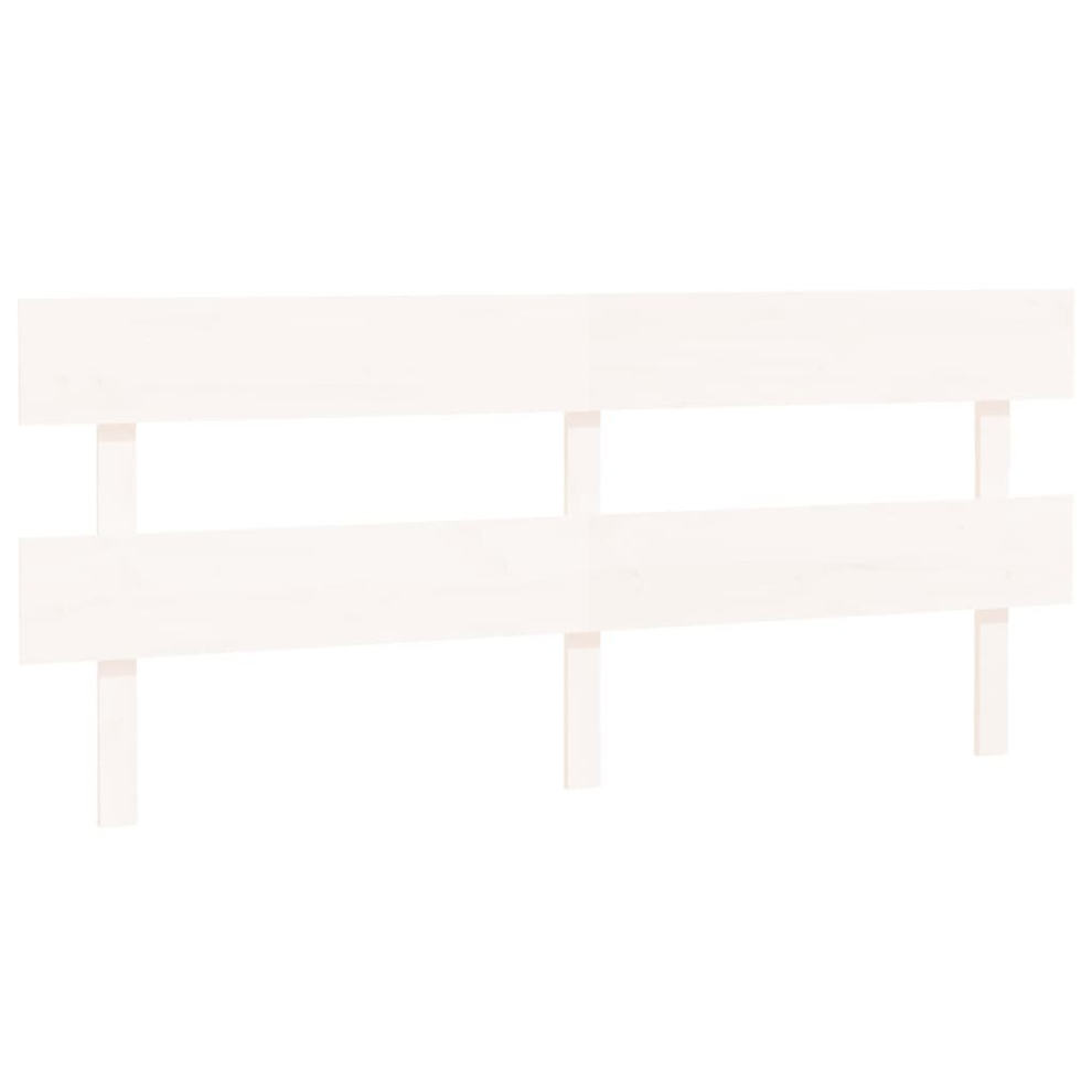 (white, 184 x 3 x 81 cm) vidaXL Solid Wood Pine Bed Headboard Wooden Bed Header Multi Colours/Sizes