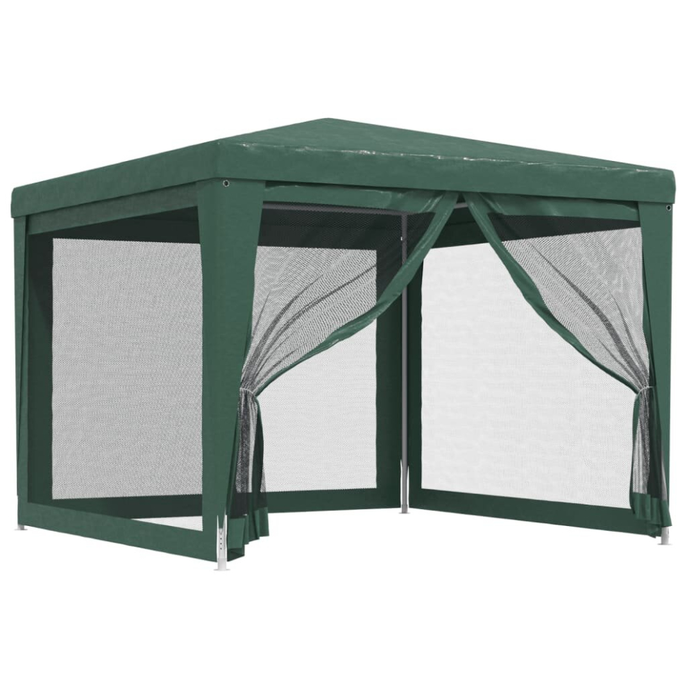 Vidaxl (Green, 300 X 300 X 246 Cm (L X W X H)) Party Tent With Mesh Sidewalls Canopy Gazebo Multi Colours Multi Sizes