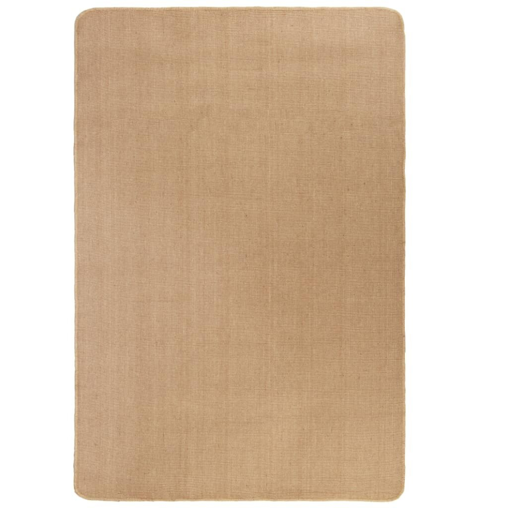 (200 x 300 cm) vidaXL Area Rug Jute with Latex Backing Home Floor Carpet Floor Mat Natural