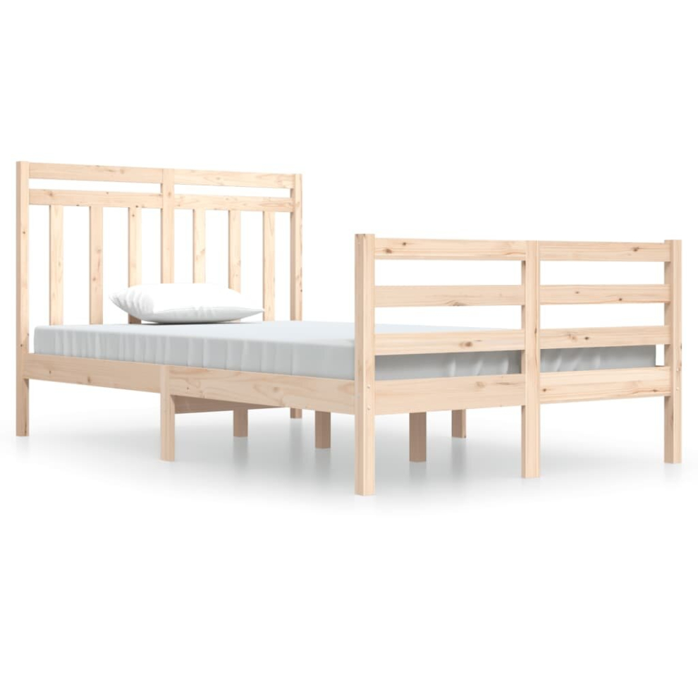 (brown, 120 x 200 cm) vidaXL Solid Wood Bed Frame Bedroom Bedstead Bed Base Multi Colours/Sizes