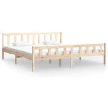 vidaXL Solid Wood Bed Frame 160x200 cm Bedroom Wooden Bedstead Platform Bed