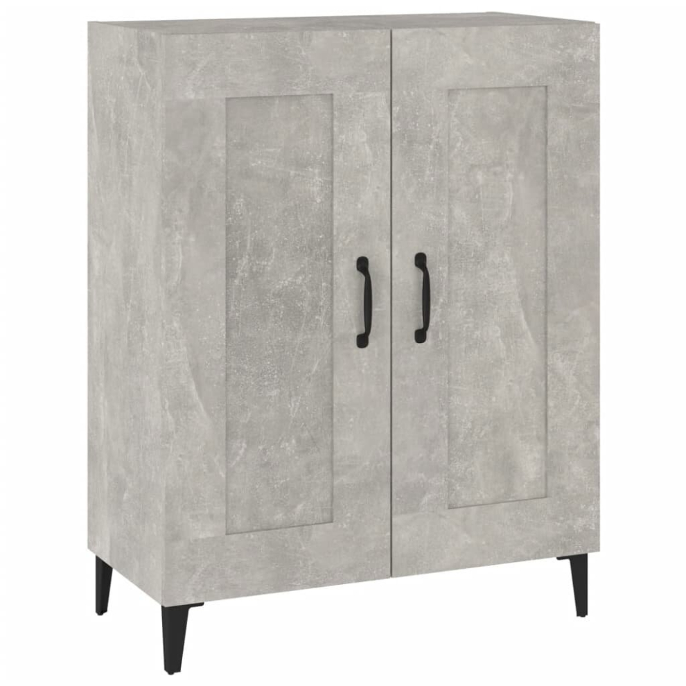 Vidaxl (Concrete Grey) Sideboard Engineered Wood Side Cabinet Home Organiser Multi Colours