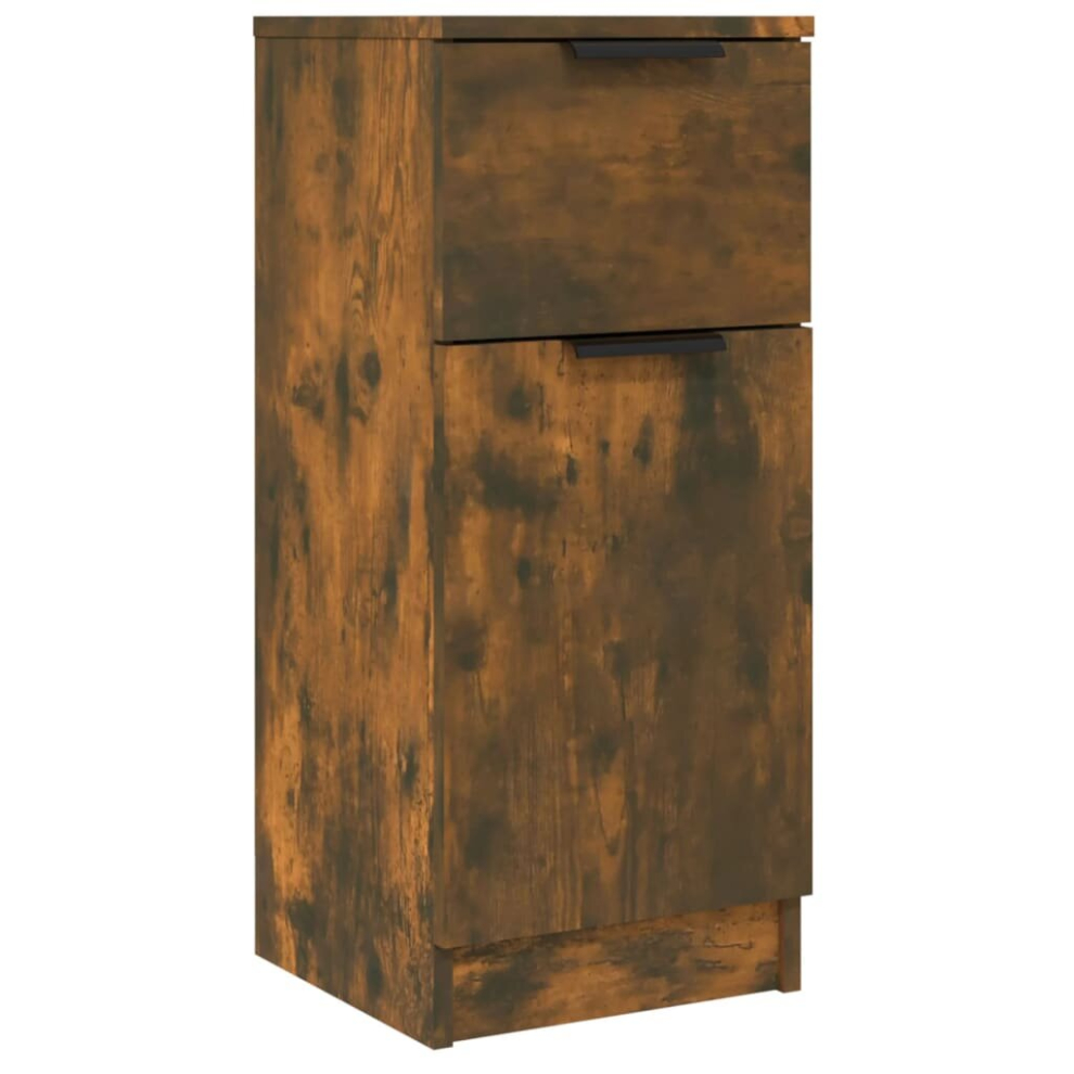 Vidaxl (Smoked Oak, 1) Sideboard Cabinet Home Organiser Cupboard Side Cabinet Engineered Wood