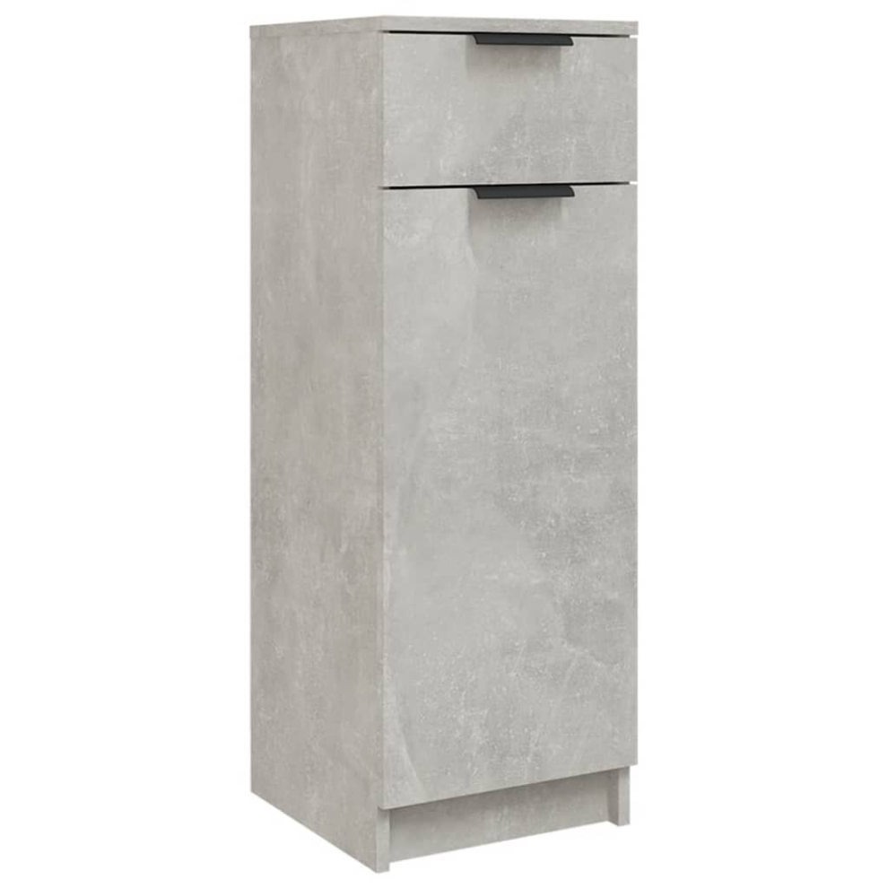 (Concrete grey) vidaXL Bathroom Cabinet Engineered Wood Vanity Unit Cupboard Multi Colours