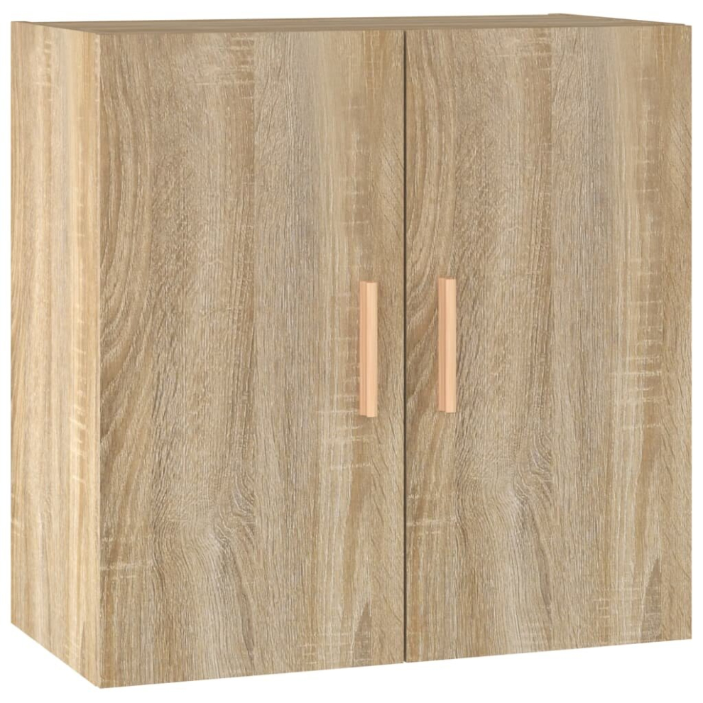 Vidaxl (Sonoma Oak) Wall Cabinet Floating Tv Unit Wall Mounted Cabinet Engineered Wood