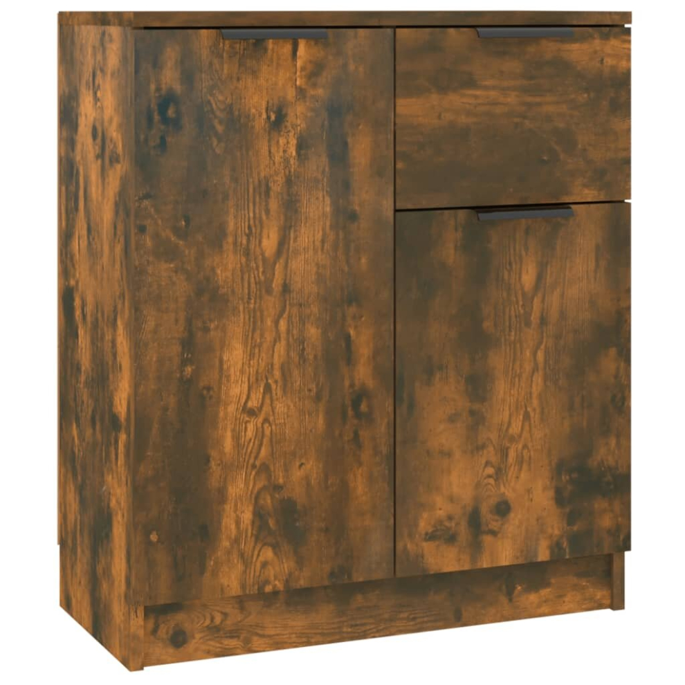 Vidaxl (Smoked Oak, 213) Sideboard Cabinet Home Organiser Cupboard Side Cabinet Engineered Wood
